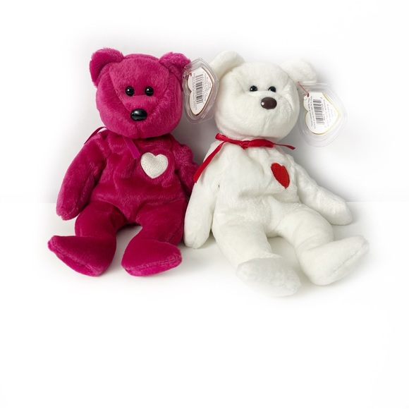 Ty Beanie Baby Valentina & Valentino Set